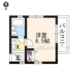 ELLE山内【102号室】の間取り