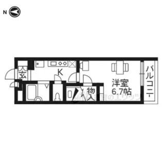 レオパレス壬生ミヤビ【1階】の間取り