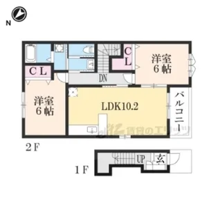 ポート リジェール?【2階】の間取り