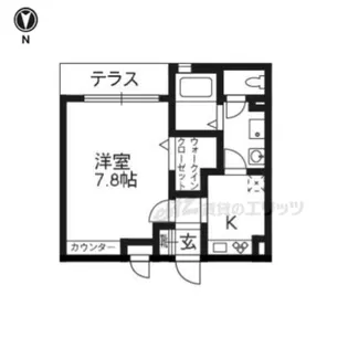 ベレオ大宮【1階】の間取り