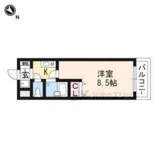 ライフハイム須賀【2階】の間取り