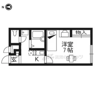 レオパレスやわらぎ【1階】の間取り