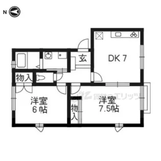 コンフォート【201号室】の間取り