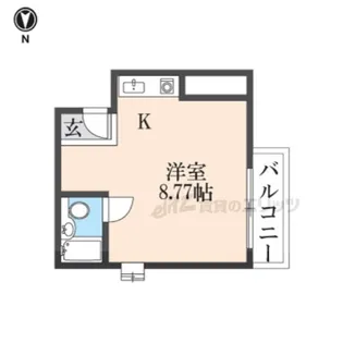 リバーサイドくずは【2階】の間取り