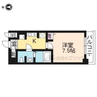 SWISS京都堀川EAST【203号室】の間取り