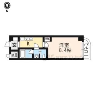 SWISS京都堀川WEST【1101号室】の間取り