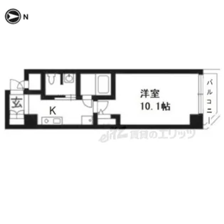 SWISS京都堀川WEST【1005号室】の間取り