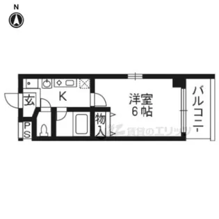 バインオーク イレブン【8階】の間取り