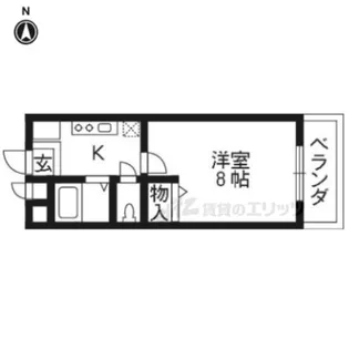 ヴィラいずみ【1階】の間取り