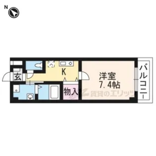 セイバリープレース【2階】の間取り