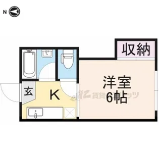 サンシャインハイツ【206号室】の間取り
