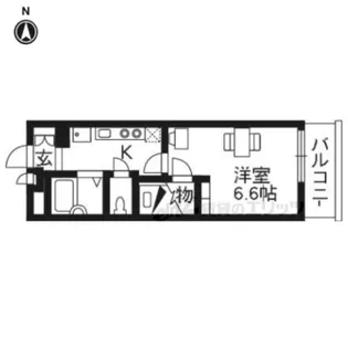 レオパレスメゾン吉祥院【1階】の間取り