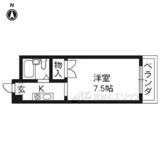 OKマンション【101号室】の間取り