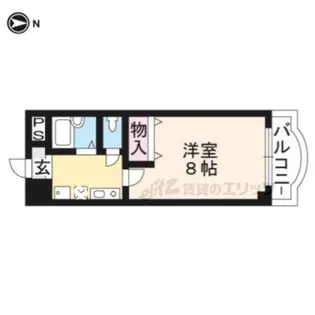 グラニット【201号室】の間取り