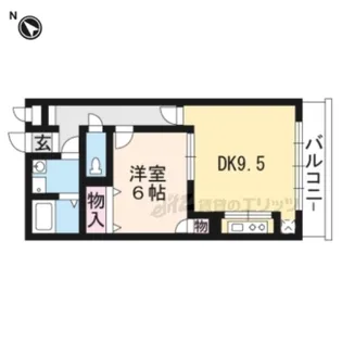 「セジュールユタカ」【3階】の間取り