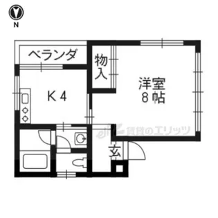 FORCE TOMINOKOJI【403号室】の間取り
