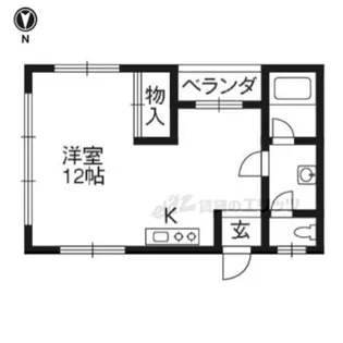 FORCE TOMINOKOJI【202号室】の間取り