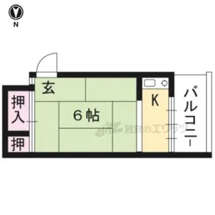 岡田アパート【11号室】の間取り