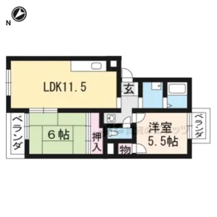 ダブルツリー1番館【306号室】の間取り