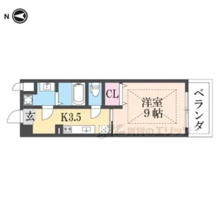 フルーア ケイ【2階】の間取り