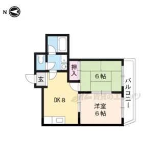 ハイネス楠葉?【4階】の間取り