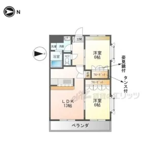 CASA AL DENTE【2階】の間取り