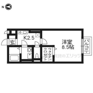 エルクレールEST?【1階】の間取り