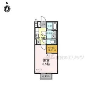 エルクレールEST?【2階】の間取り