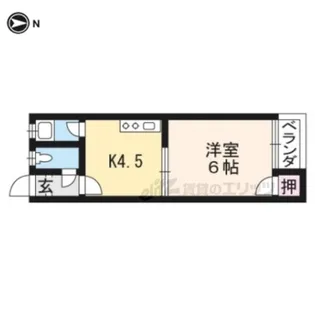 ファーストコート丹波橋【203号室】の間取り