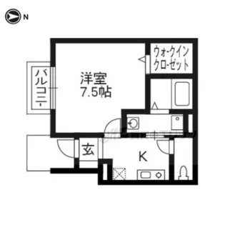 ユニフローラ?【101号室】の間取り
