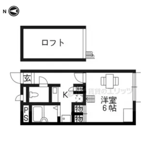 レオパレスボヌール【202号室】の間取り
