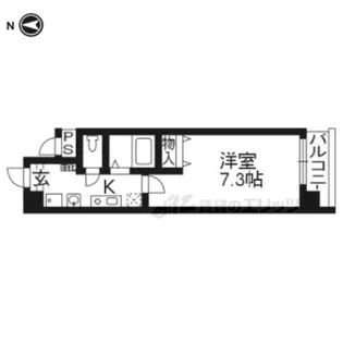 五条高倉Vivre2 【9階】の間取り