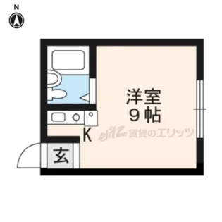 エターナルハイツ【101号室】の間取り