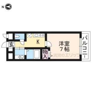 サンパレス21C【2階】の間取り