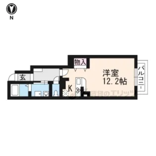 モランディ【102号室】の間取り