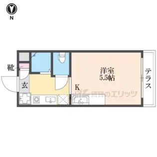 フローレンス伏見【3階】の間取り