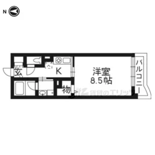 グラン・ベイベリー【1階】の間取り