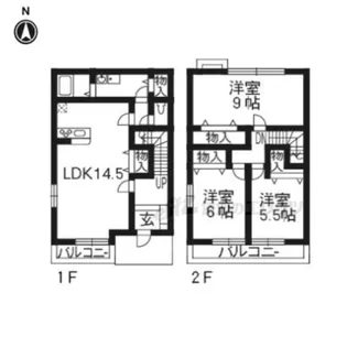 ドルチェ【1階】の間取り