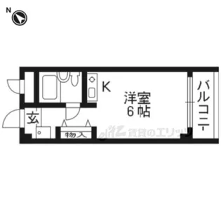 ツインビルB棟【302号室】の間取り