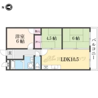 ウィスタリア【3階】の間取り