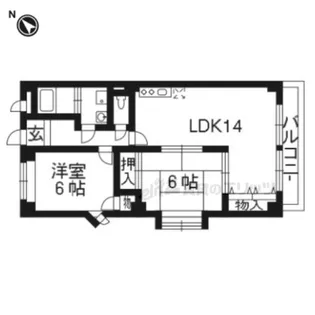 サンガーデンヨコヤマ【5階】の間取り