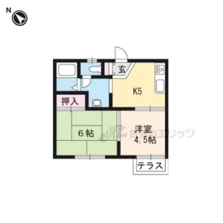 ハイツヒロノ2号【102号室】の間取り