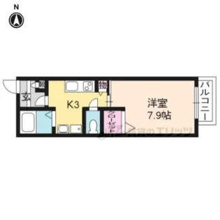 Augusta【204号室】の間取り