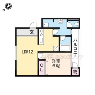 シャトーフレーズ【3階】の間取り