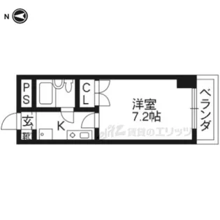 メゾン寺ノ内【1-B号室】の間取り