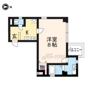 KNスクエア【303号室】の間取り