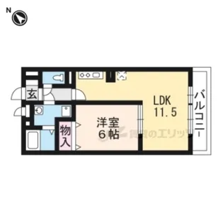 ディオネオーラ【1階】の間取り