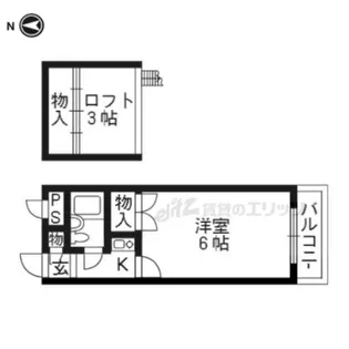 ヨーロピアン15番館【201号室】の間取り