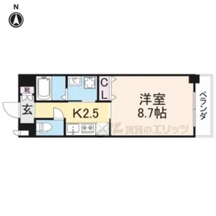 グリーンミモザ小林【5階】の間取り