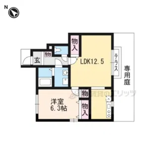 スタジョナーレ【1階】の間取り